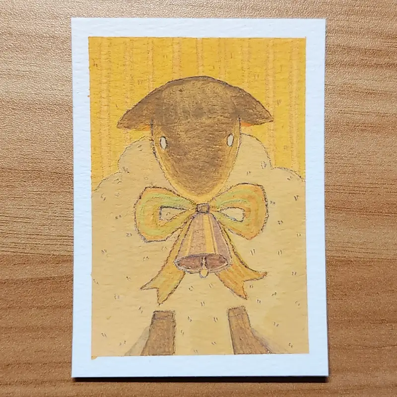 New bell! aceo art card
