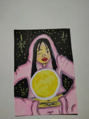 "key holder" bubble ninthhouseoracle aceo art card thumbnail 1