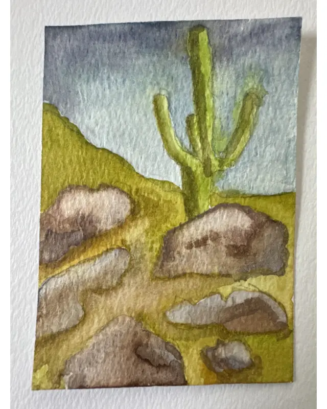 Arizona V aceo art card