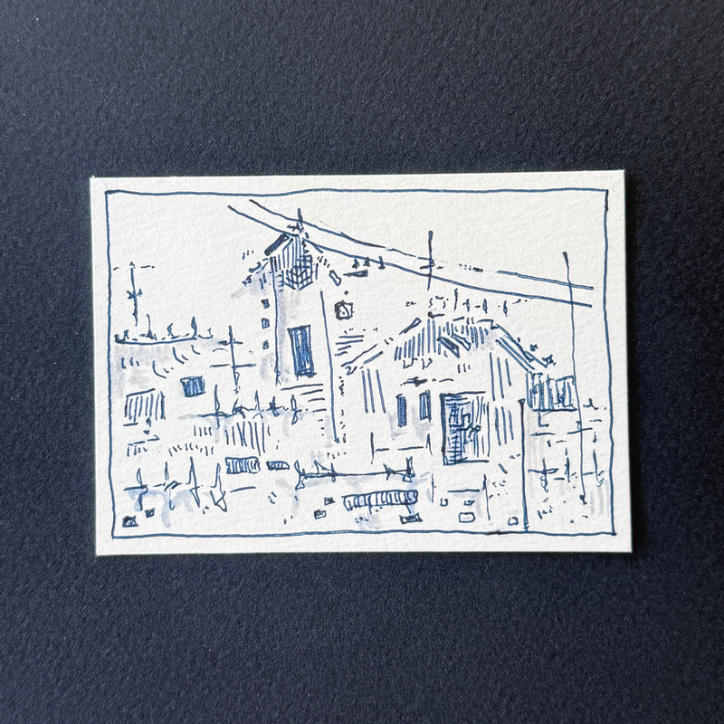 city dream ii aceo art card