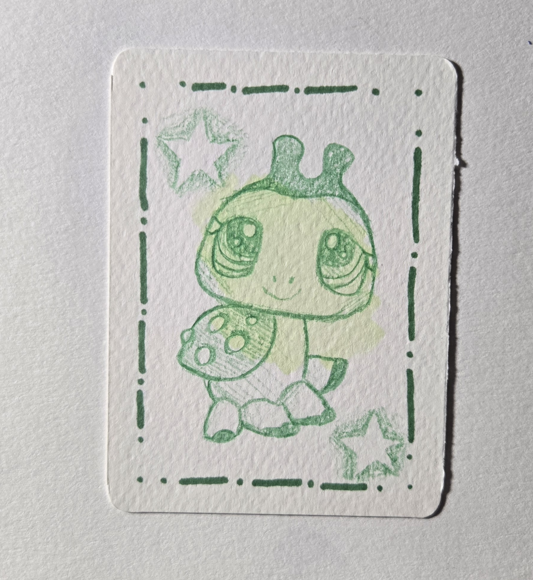 LPS Whimsy Ladybug Series 1/3 aceo art card