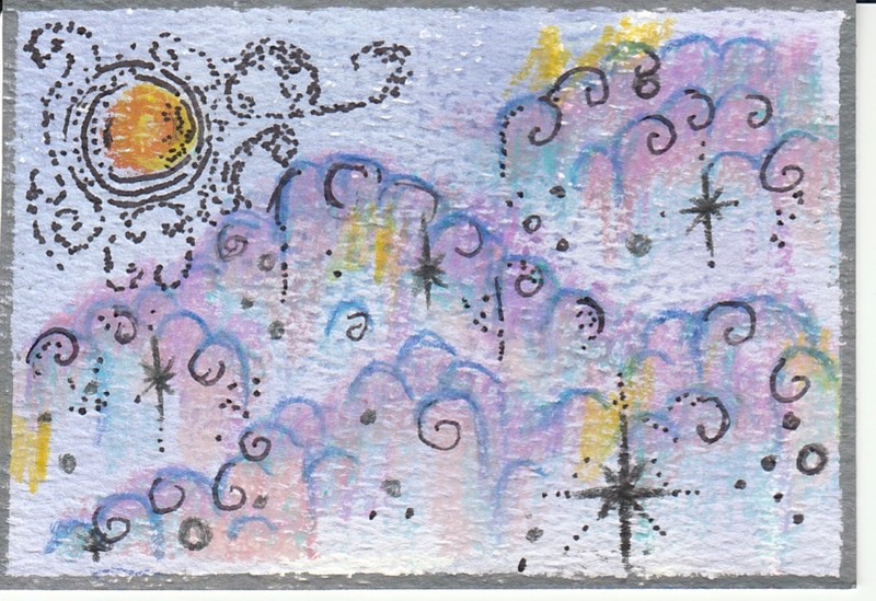 Twinkle 3 aceo art card