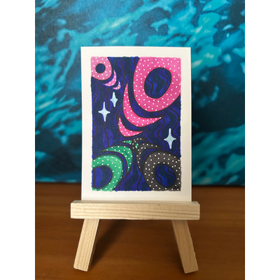 Lasers aceo art card thumbnail 1