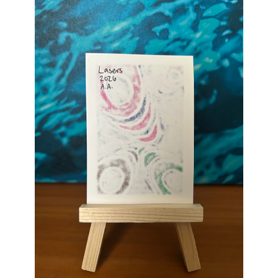 Lasers aceo art card thumbnail 2