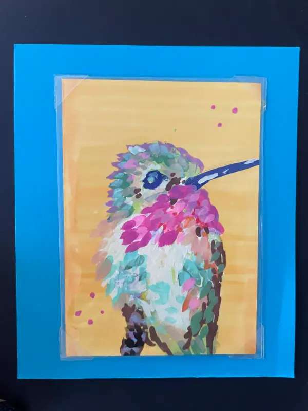 Hummi aceo art card
