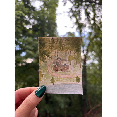 Forest Estate aceo art card thumbnail 2