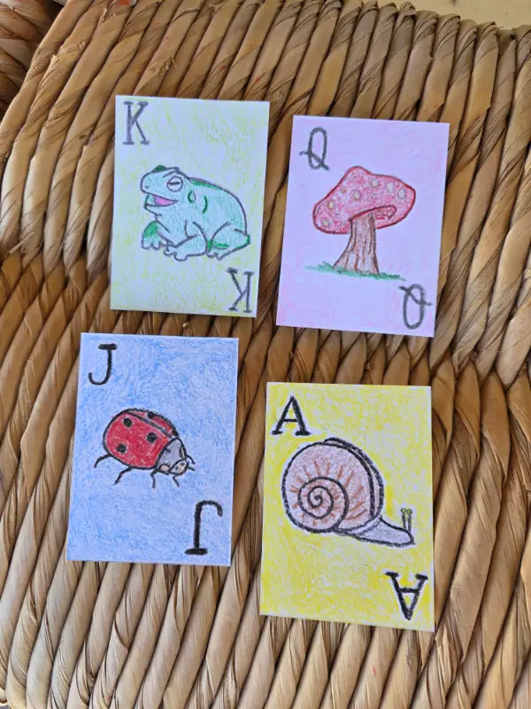 K/Q/J/A set aceo art card