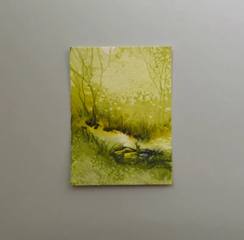 Green Meadow aceo art card