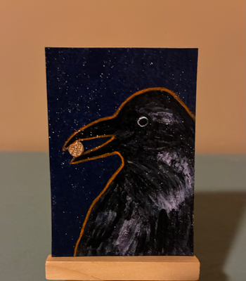 I Like Shiny Things #1 aceo art card thumbnail 1