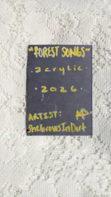 "Forest songs" aceo art card thumbnail 2