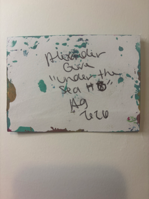 Beta fish#5 aceo art card thumbnail 2