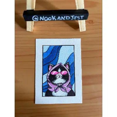 Bluey aceo art card thumbnail 2