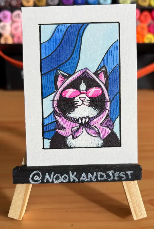 Bluey aceo art card