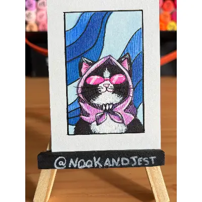 Bluey aceo art card thumbnail 1