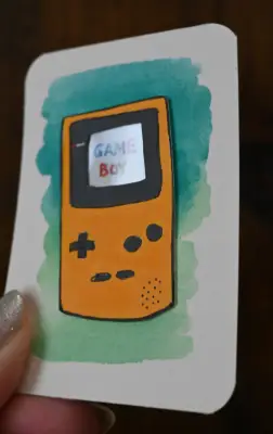 Gameboy Color aceo art card thumbnail 2