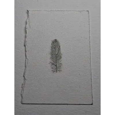 Tufted Titmouse aceo art card thumbnail 1