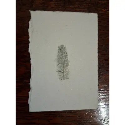 Tufted Titmouse aceo art card thumbnail 2
