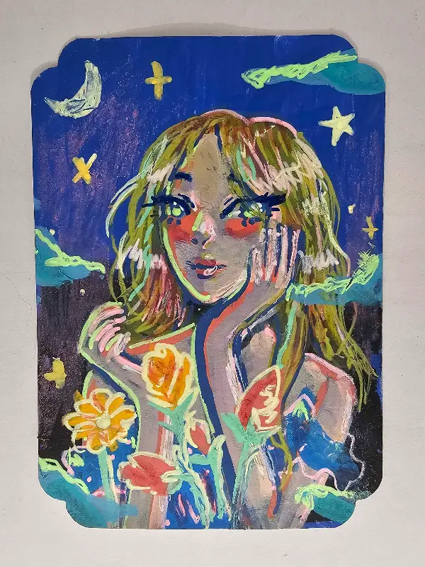 Beautiful Bouquet aceo art card