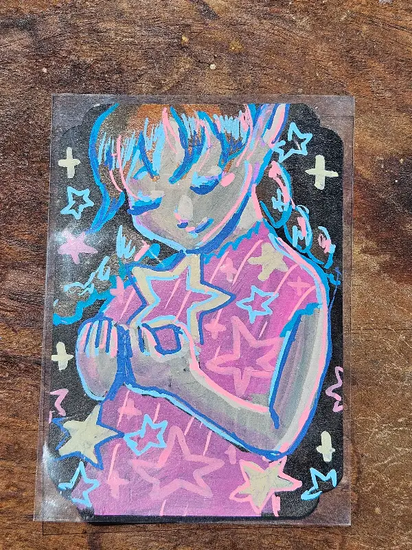 Stargirl aceo art card