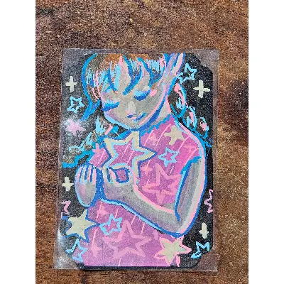 Stargirl aceo art card thumbnail 1