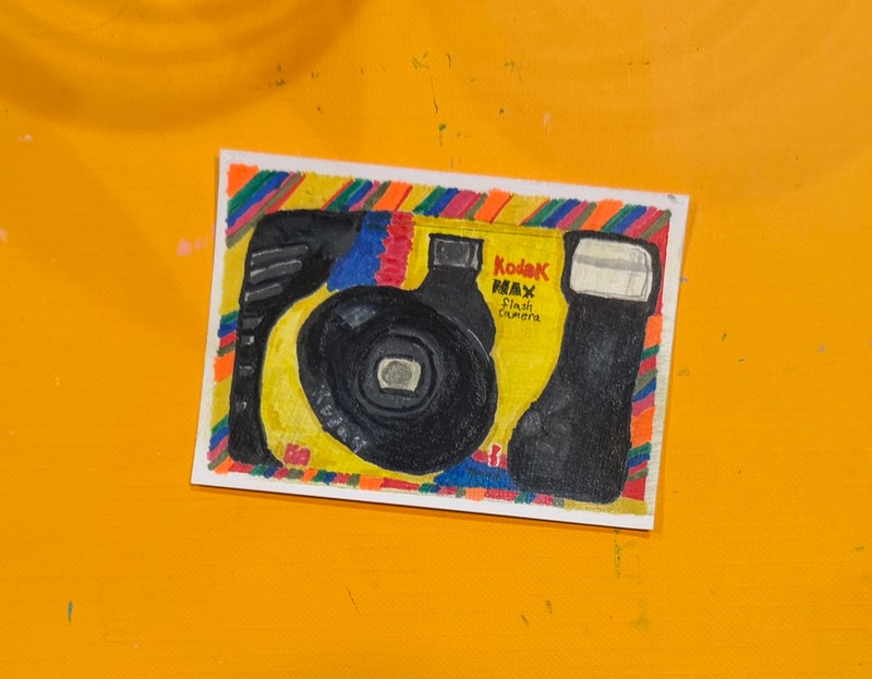 Disposable aceo art card