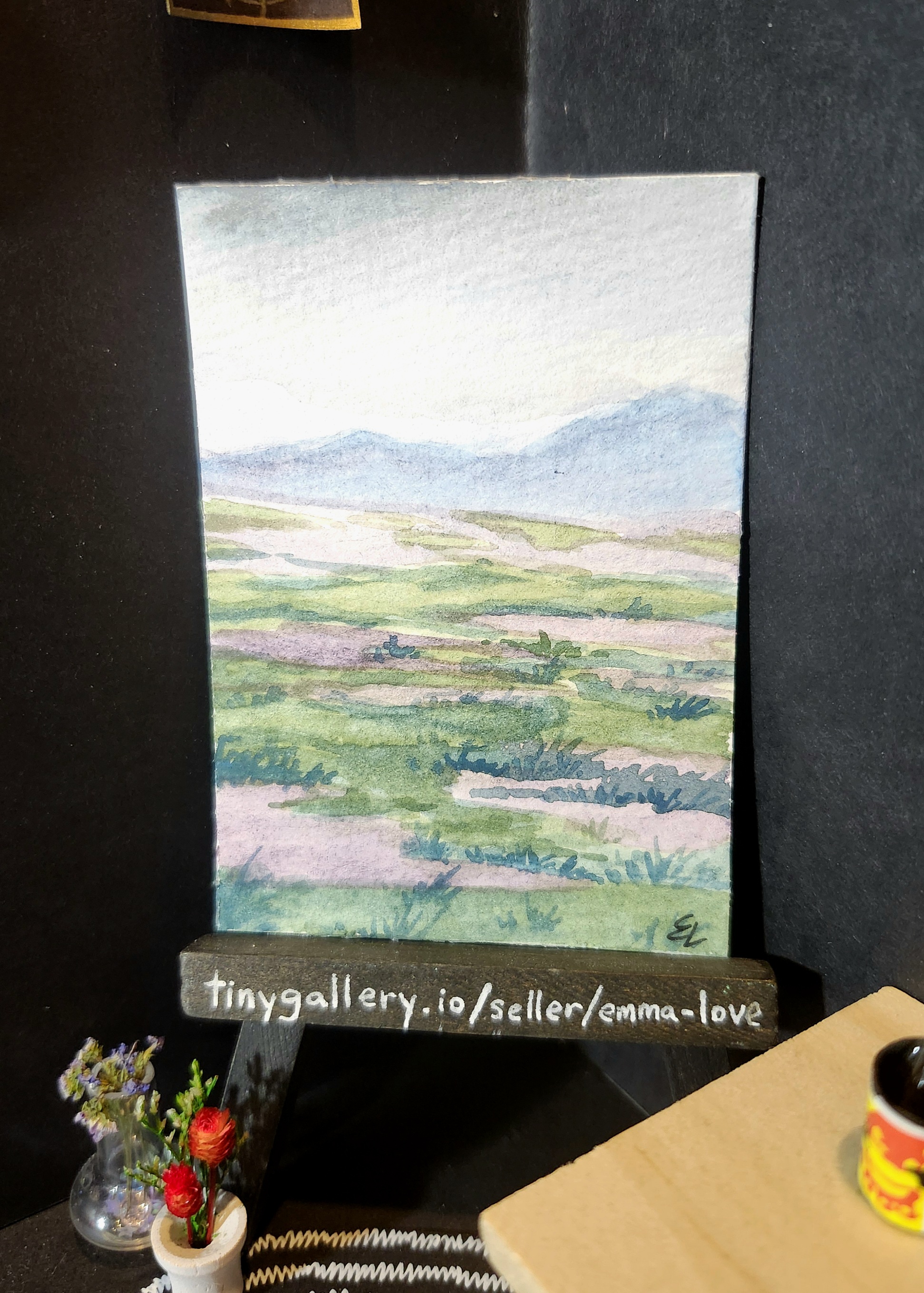 Overcast aceo art card