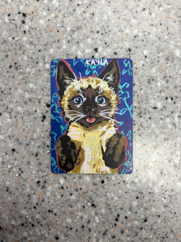 Siamese Kitty aceo art card