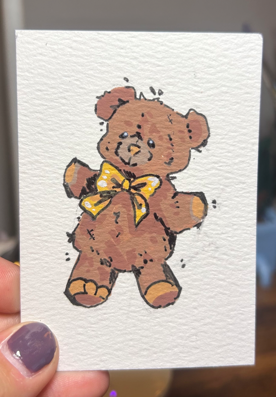 just for laura aceo art card