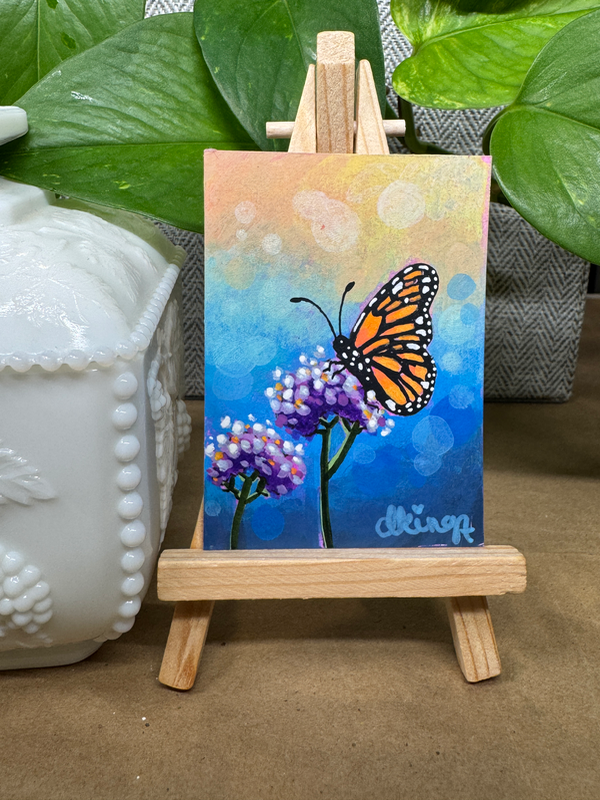 Sunlit Pause aceo art card