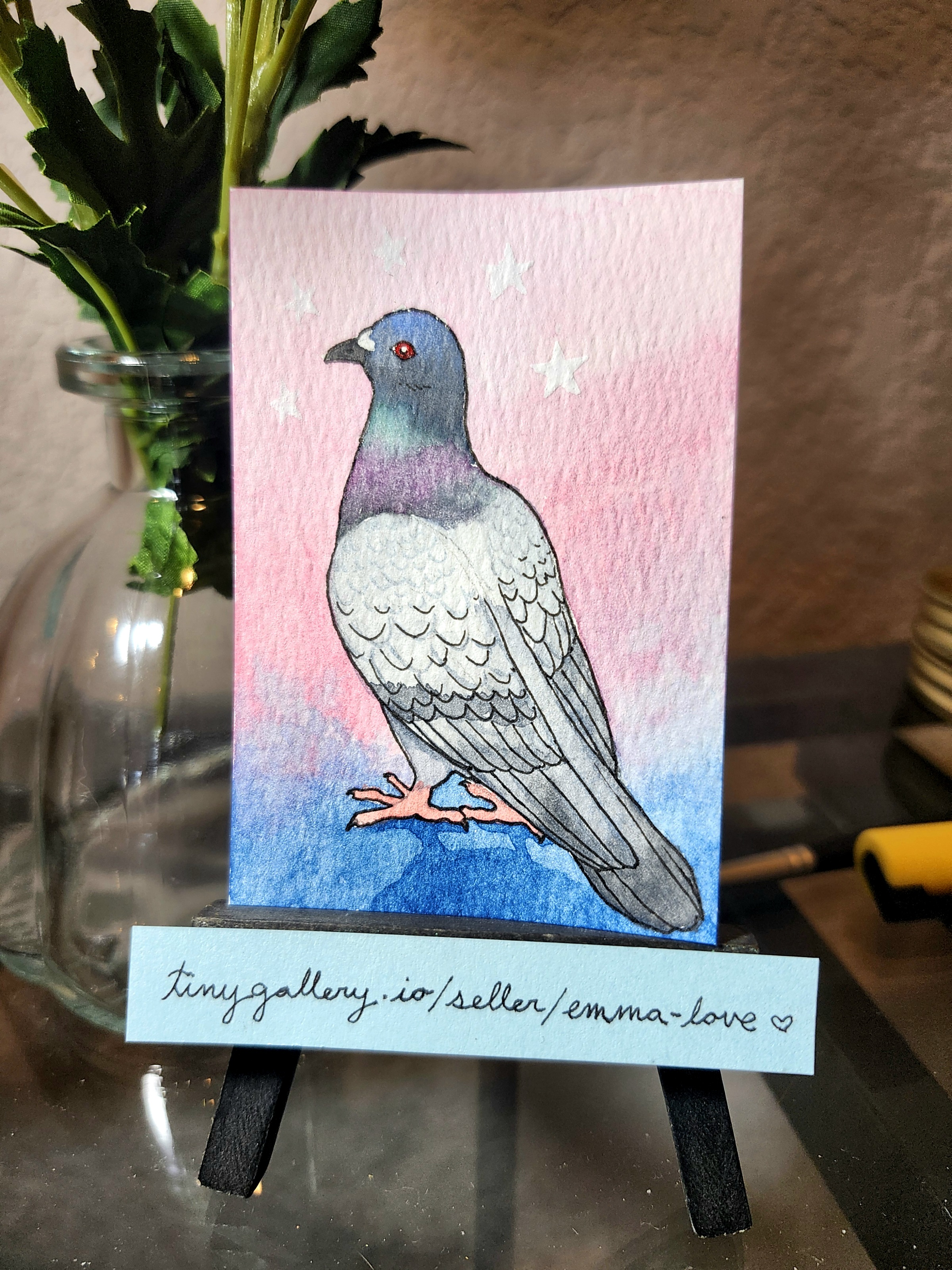 Pidgie 3 aceo art card