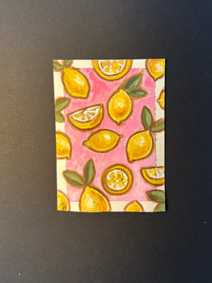 Lemon squeeze aceo art card thumbnail 2