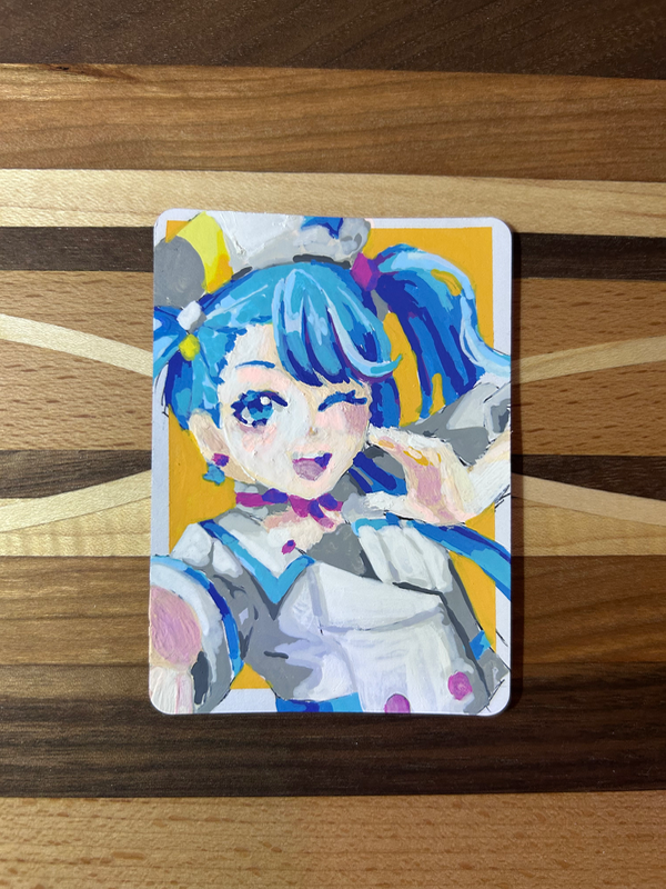 Hatsune Miku aceo art card