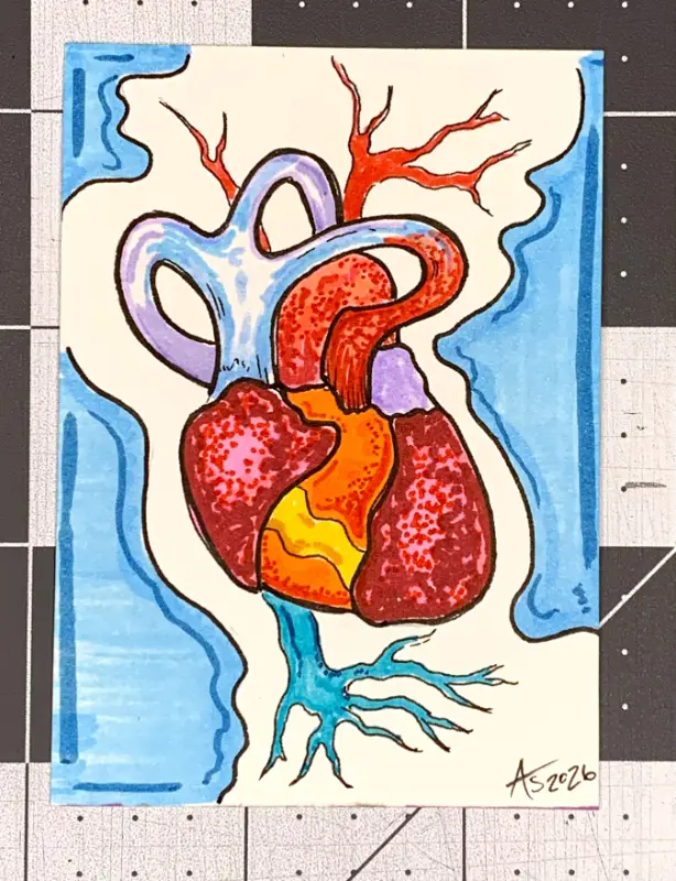 First of Many aceo art card