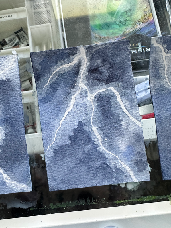 Light Up the Sky #2 of 3 aceo art card