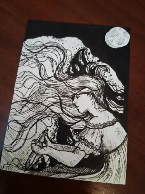 A Mermaid's Choice aceo art card thumbnail 2