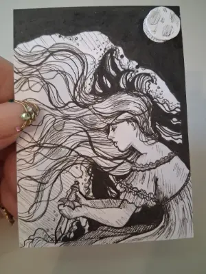 A Mermaid's Choice aceo art card thumbnail 5