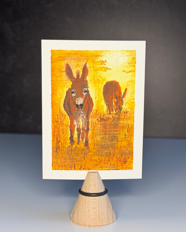 Sunset aceo art card