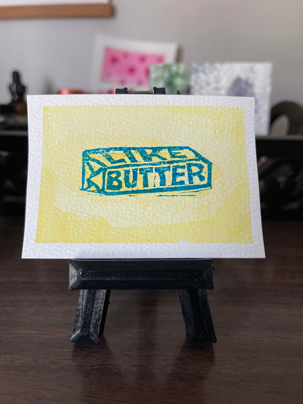 Like Butter aceo art card