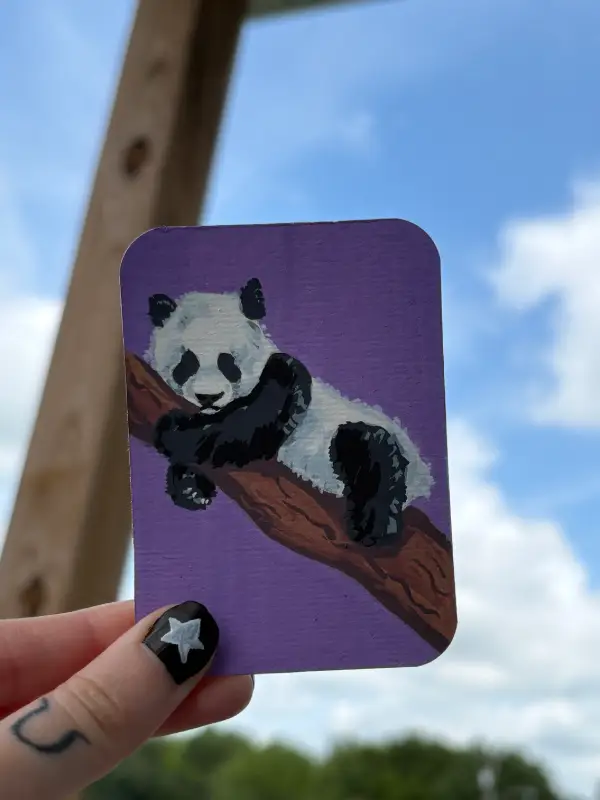 Panda (2/4) aceo art card