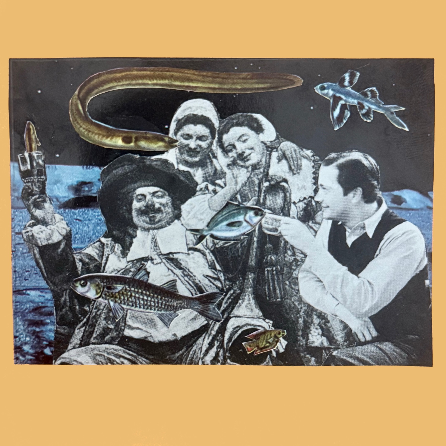 Mixed Company aceo art card