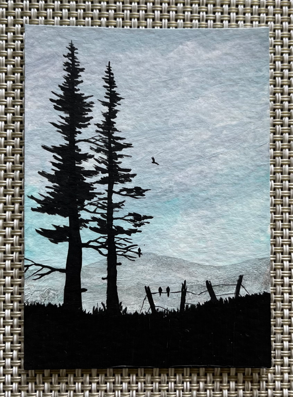“An Early Spring Day” aceo art card