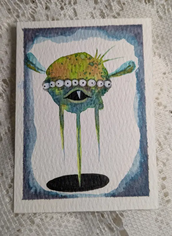 Blorb fairy aceo art card