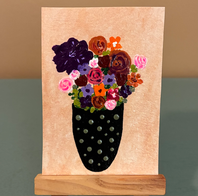 Today’s Bouquet aceo art card thumbnail 1