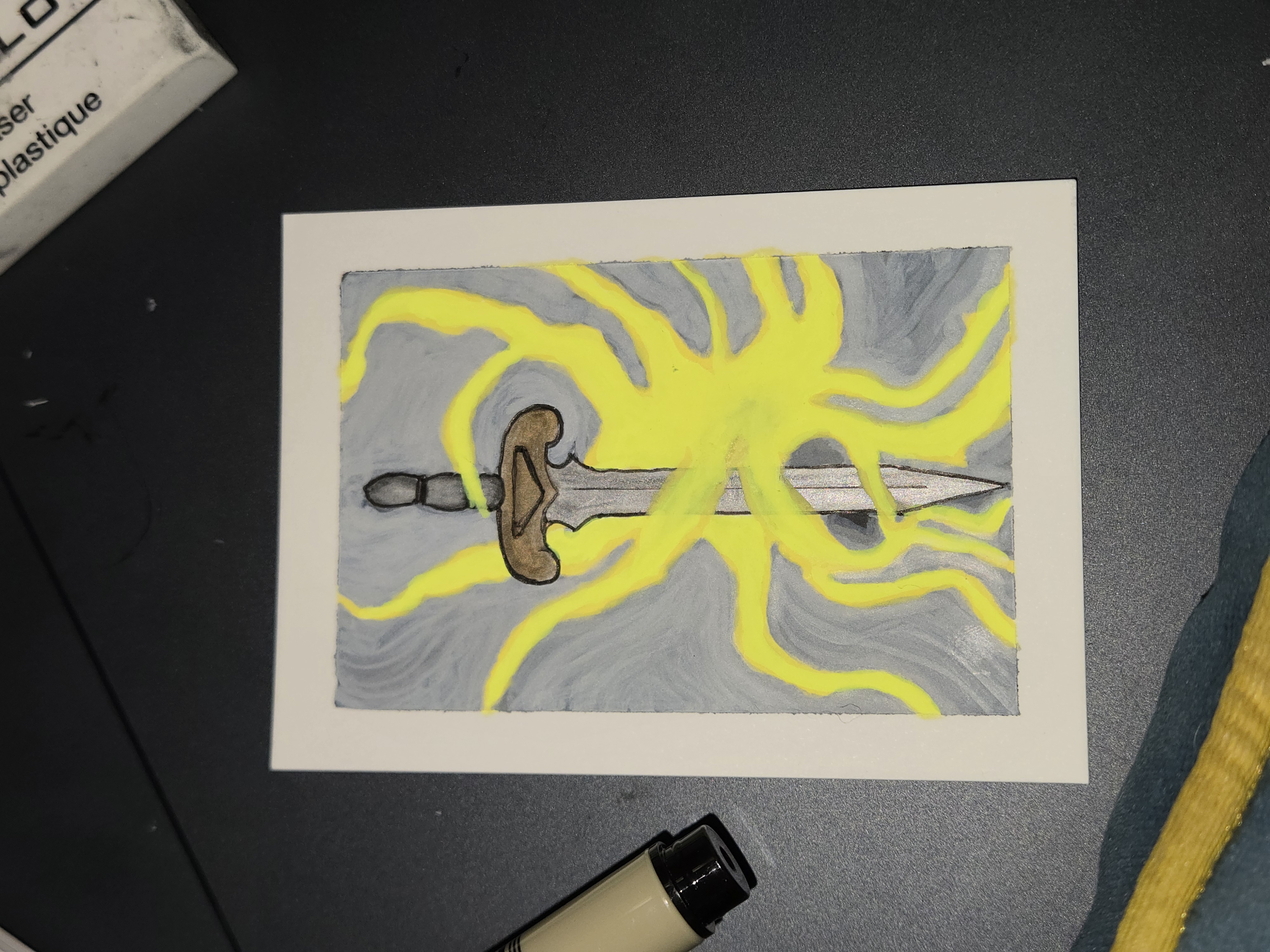 Lothric Knight Sword aceo art card