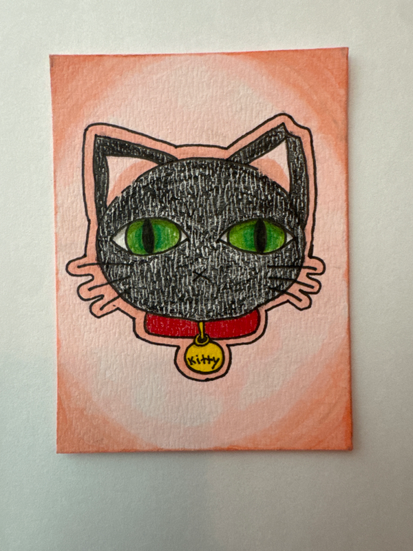 Kitty :3 aceo art card