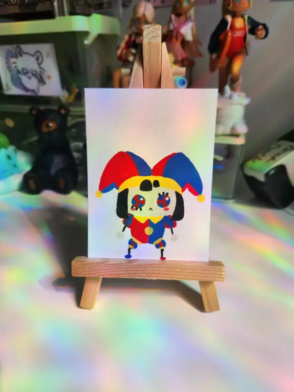 Tiny pomni aceo art card