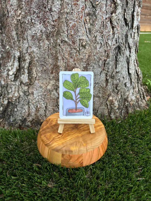 Fred the Fig aceo art card