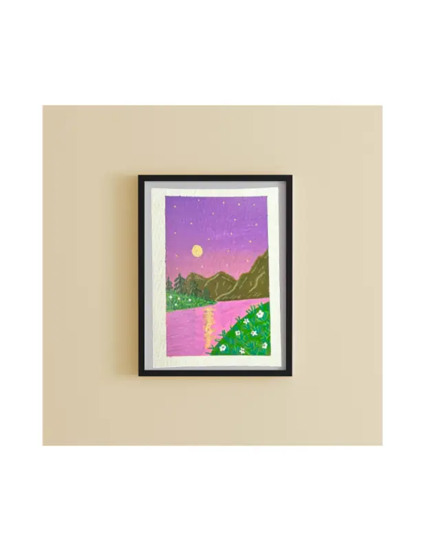 Sunset Scenery aceo art card