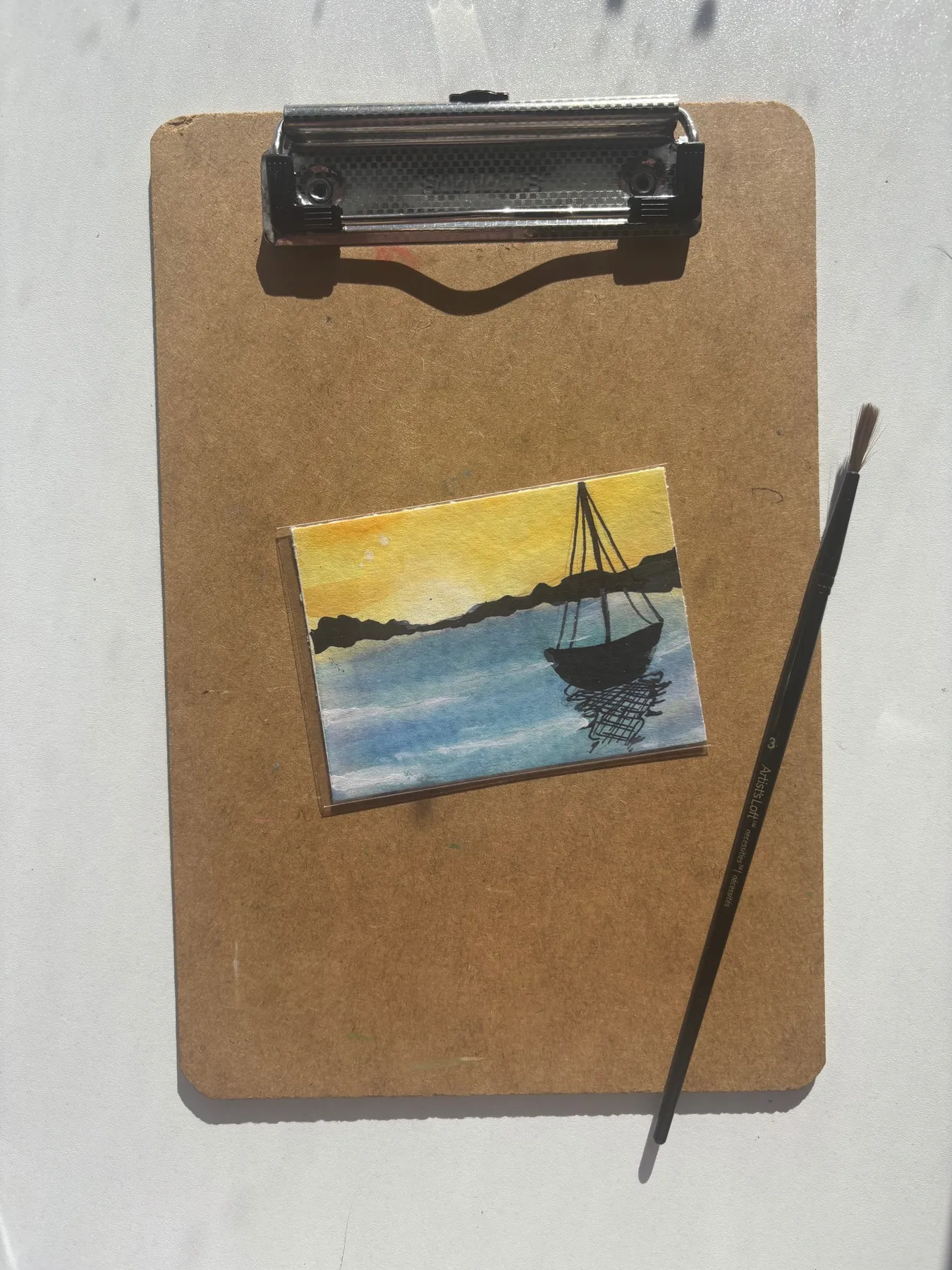 “Battles of the Sea” aceo art card