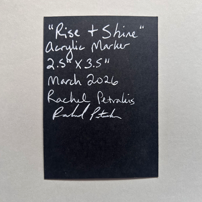 Rise and Shine aceo art card thumbnail 2